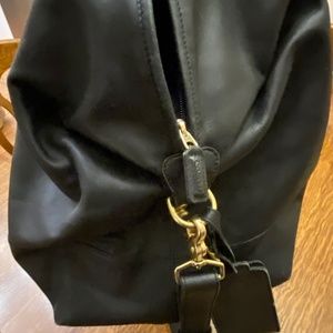 Vintage Coach leather overnighter